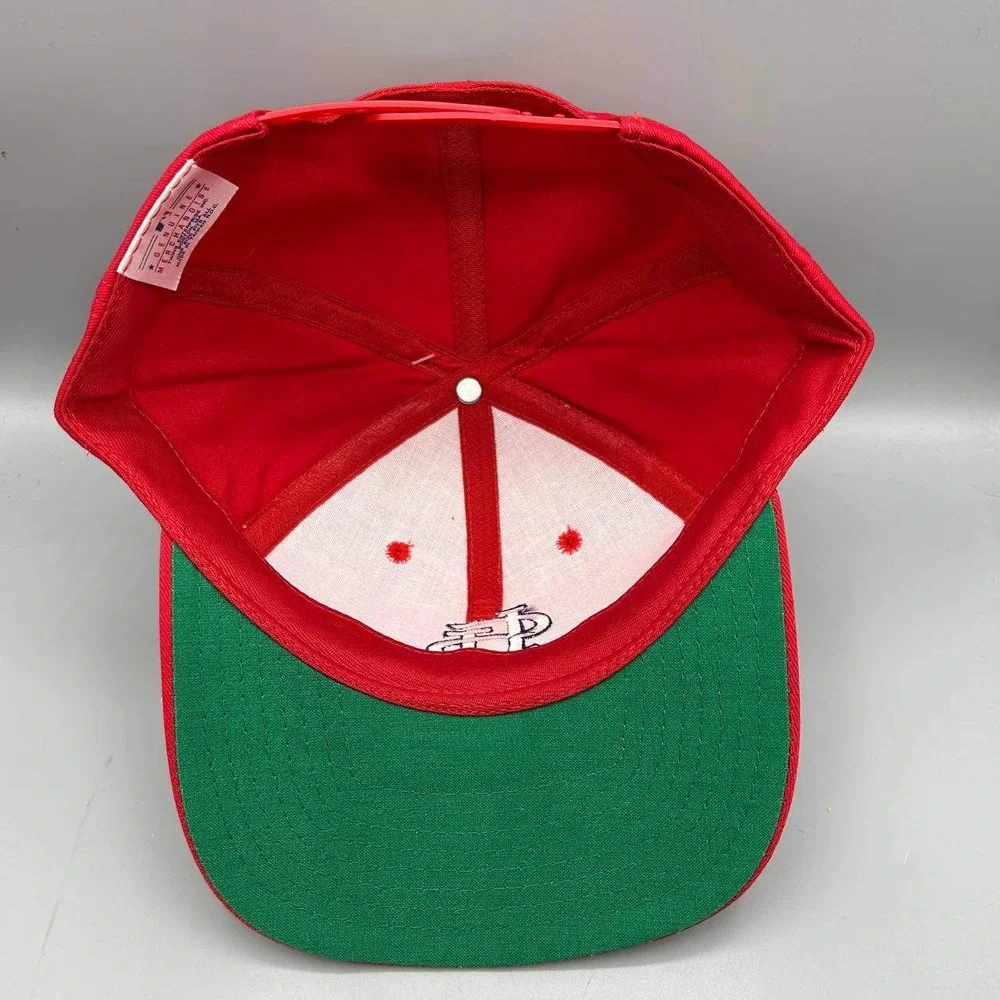 Vintage St. Louis Cardinals MLB Hat Men Red Twins Enterprise Snap Back Cap New